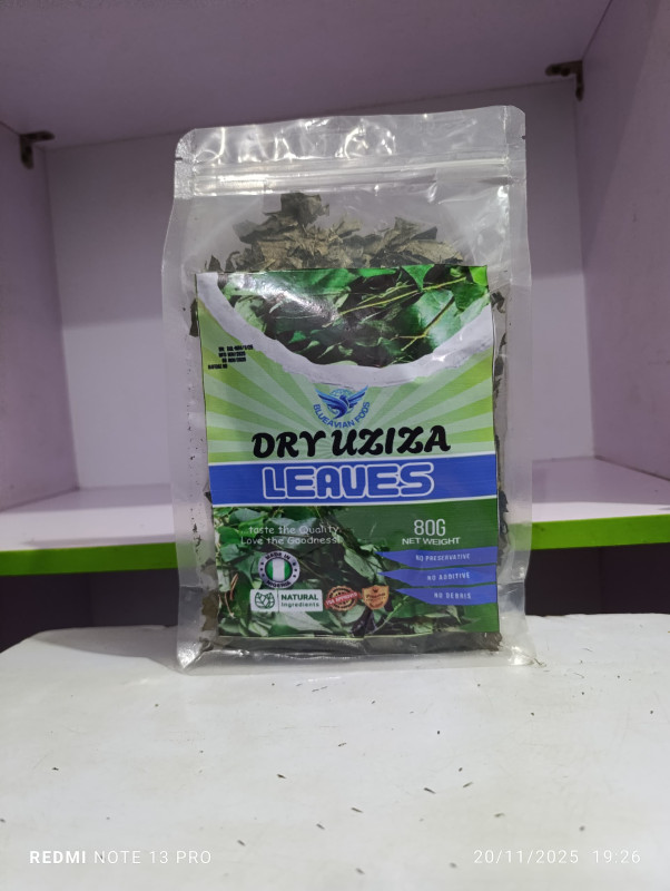 Dry Uziza leaves